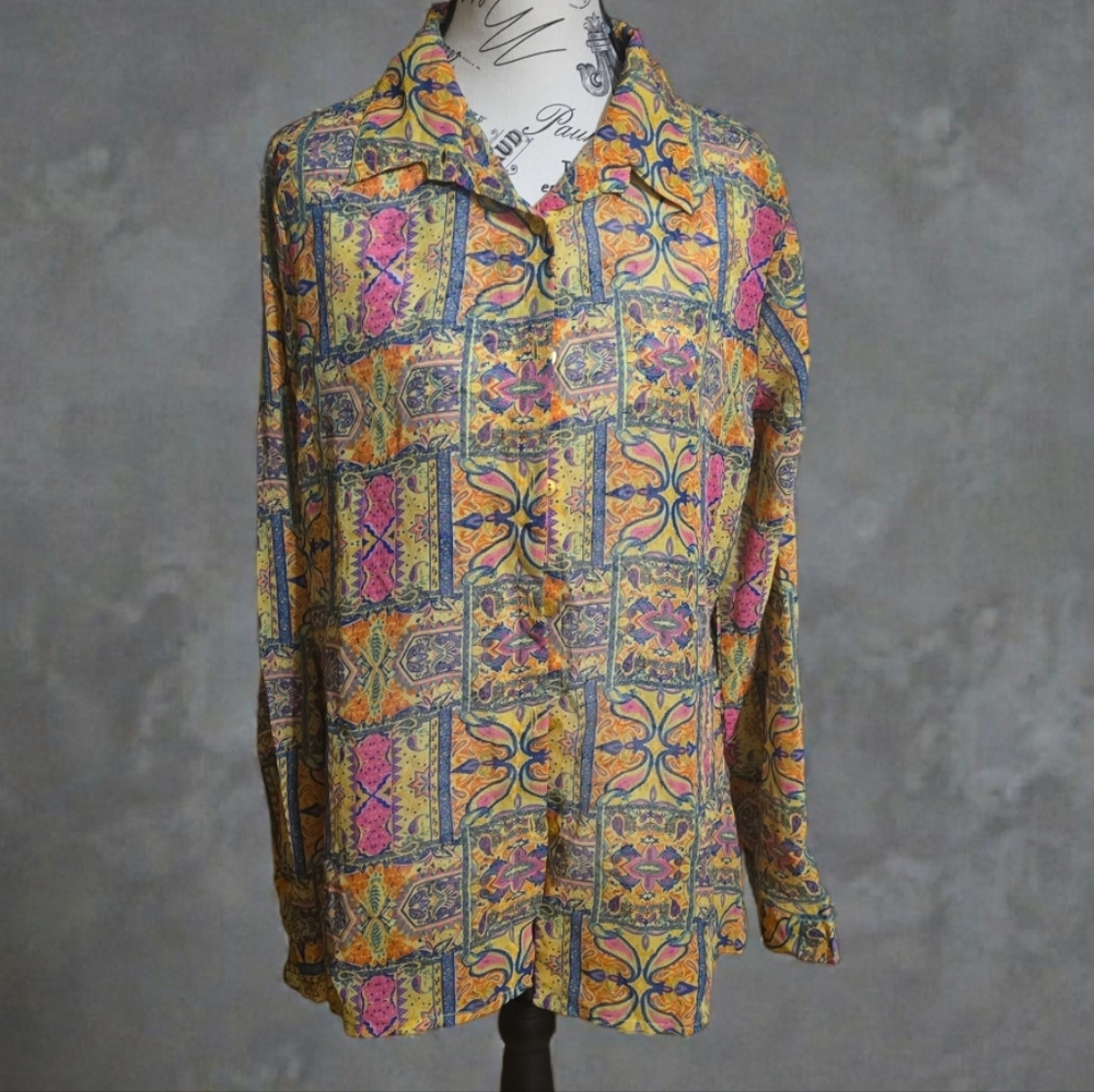 Boohoo Multicolor Patterned‎ Swim Coverup